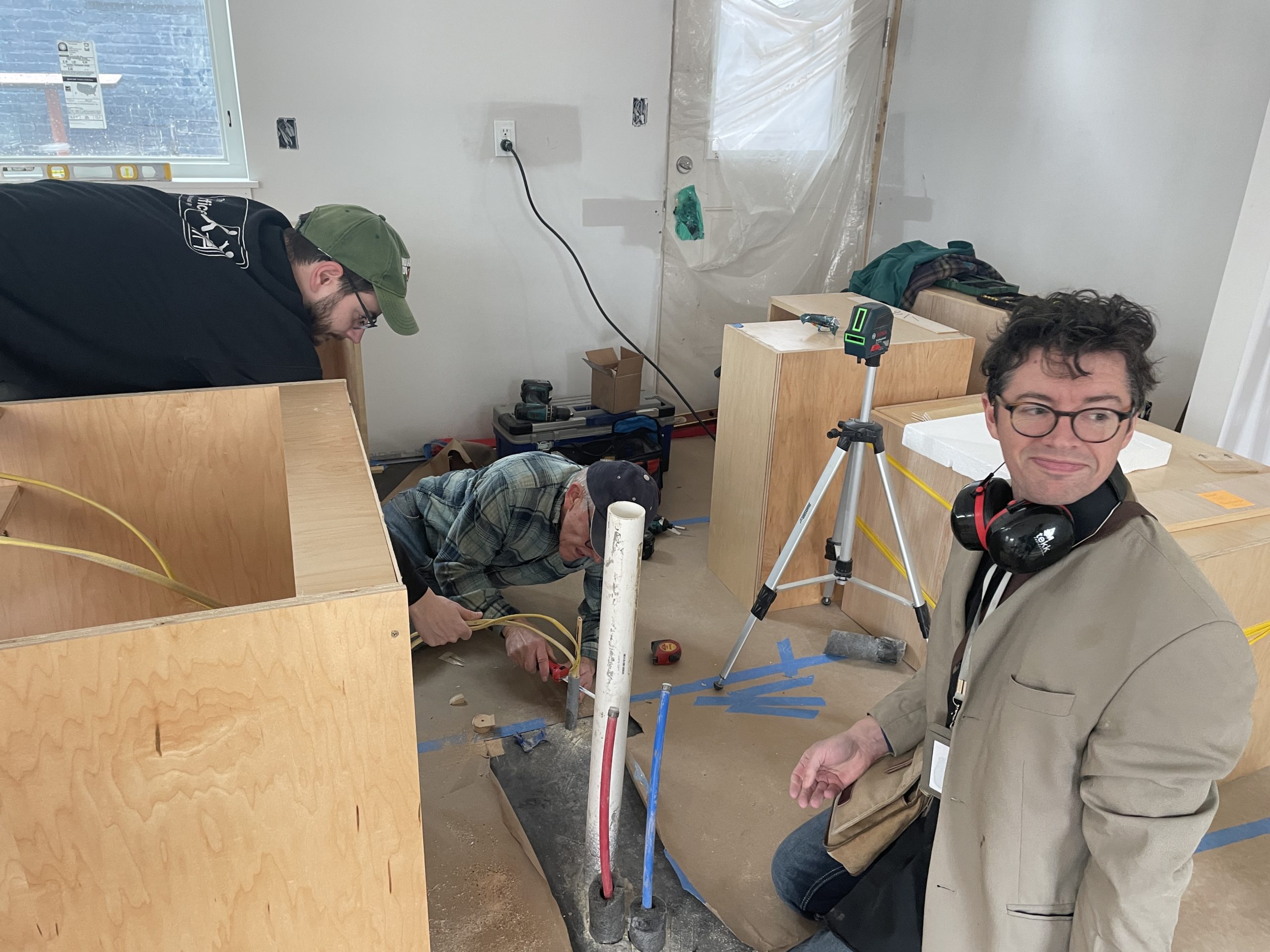 Kitchen Install and Stair Detail BSU Solar Decathlon Design & Build