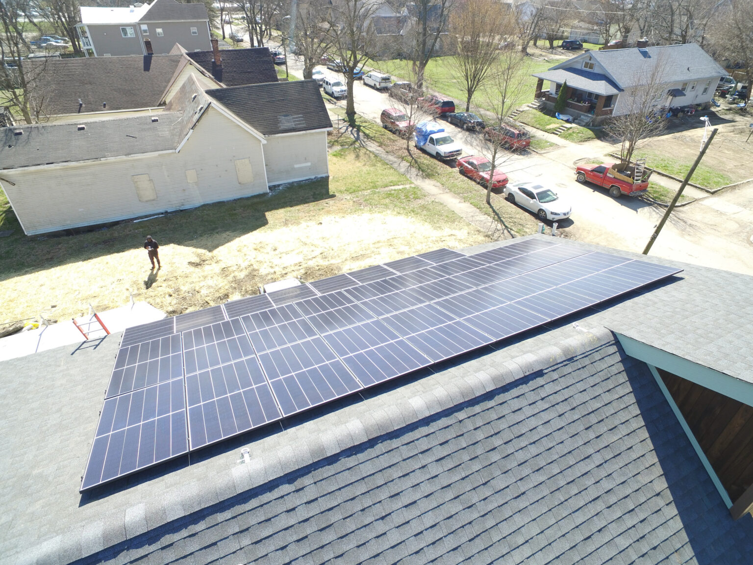 Solar Panels Installed Solar Decathlon Local Build Indianapolis