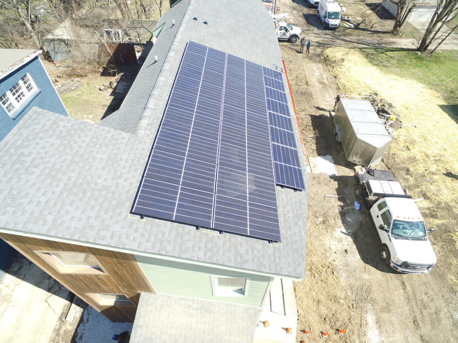 Solar Panels Installed BSU Solar Decathlon Design & Build Challenges