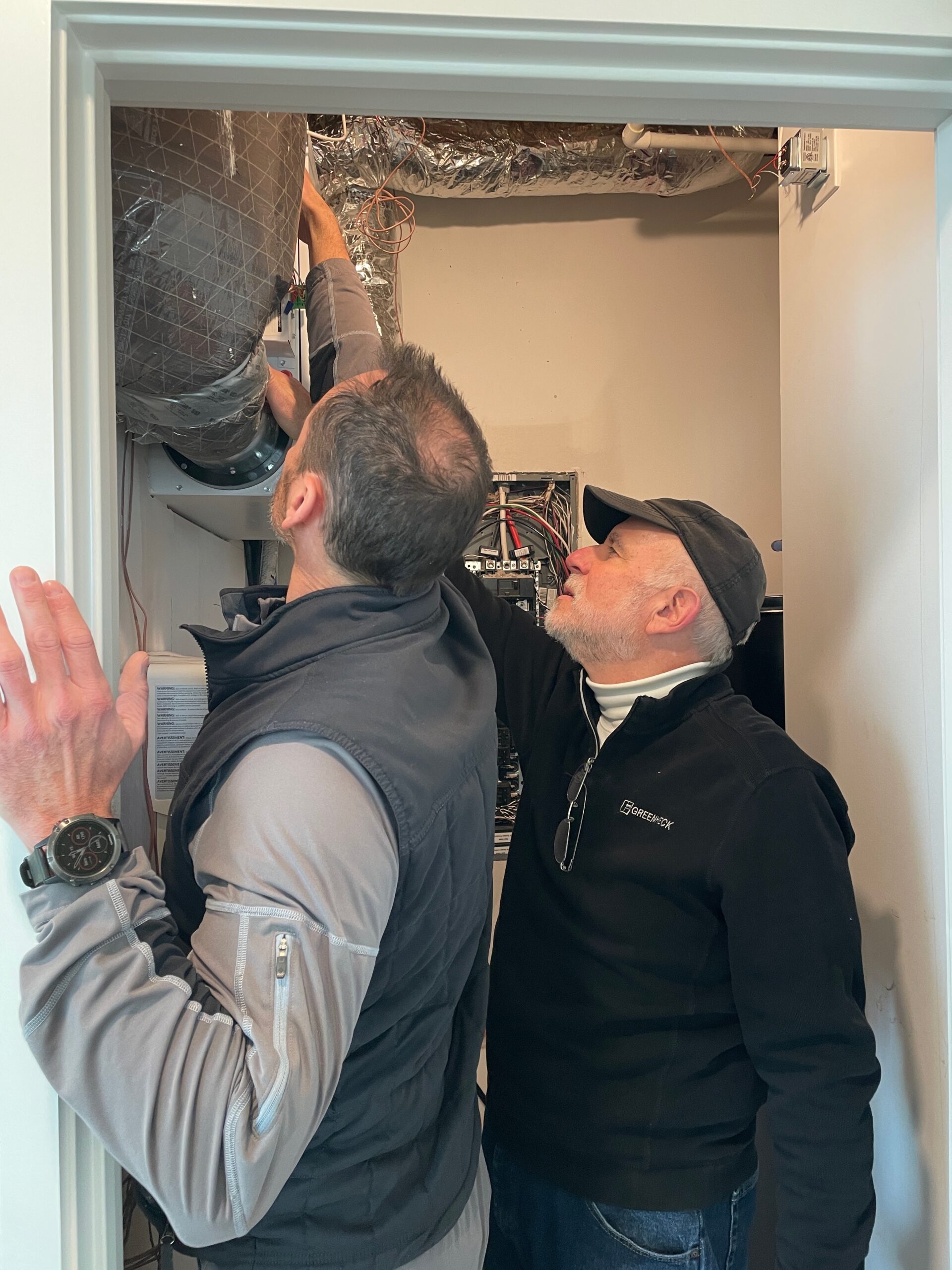 ERV and Hot Water Installed - BSU Solar Decathlon Design & Build Challenges